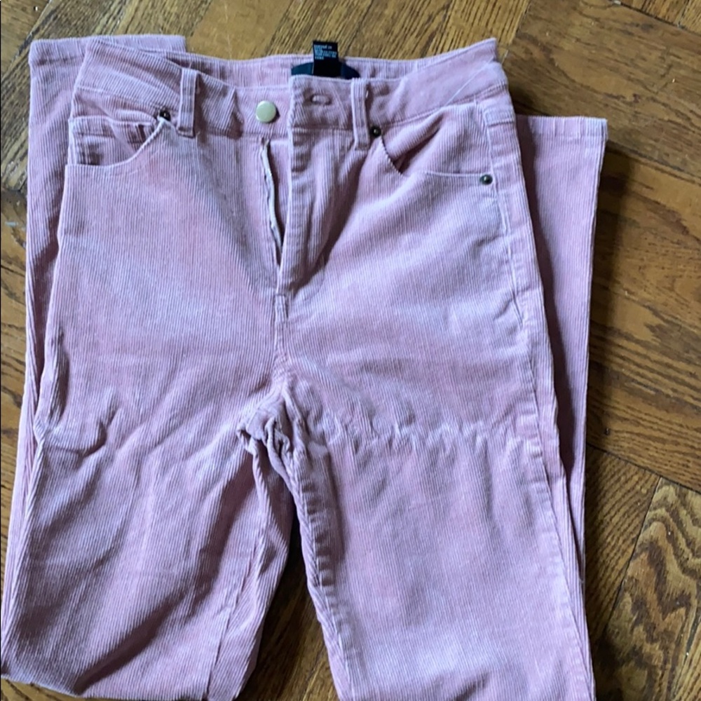 High rise corduroy Jean